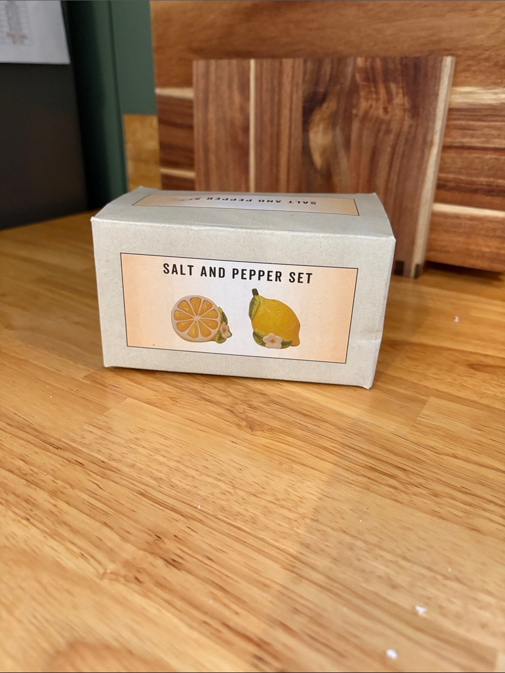 Cracker Barrel Lemon Salt and Pepper Set
